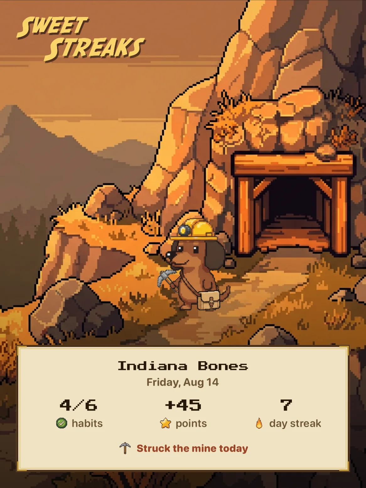 Indiana Bones on the mine trail